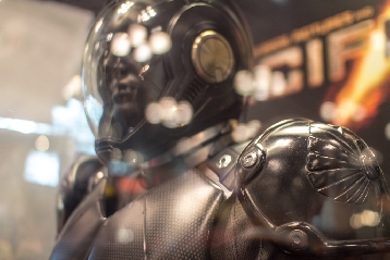 Pacific Rim Movie Soldier Costume Close-Up from NYCC