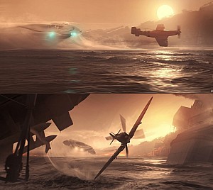 Predator anime concept art by Andrée Wallin