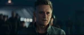 President Whitmore wearing pilot uniform in Independence Day: Resurgence