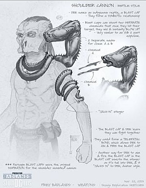 Reptile Shoulder Canon design by Farzad Varahramyan