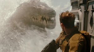 Spinosaurus attack