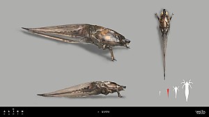 Tick stages concept art by Alex Ries