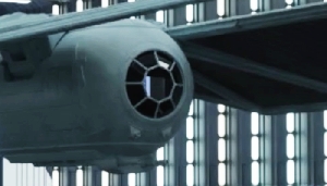 Tie Striker in Hangar