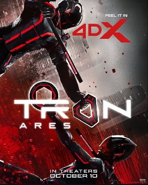 Tron: Ares 4DX movie Poster