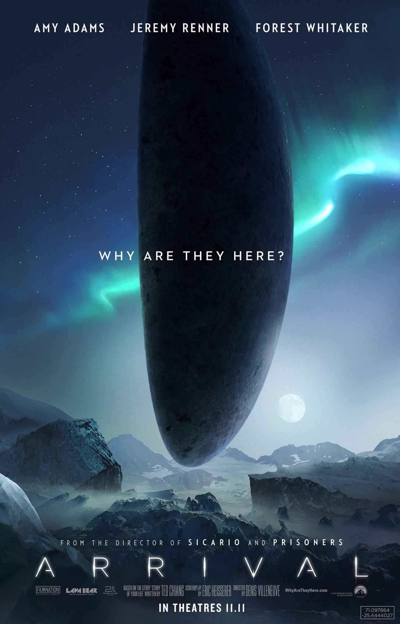 Arrival Movie poster