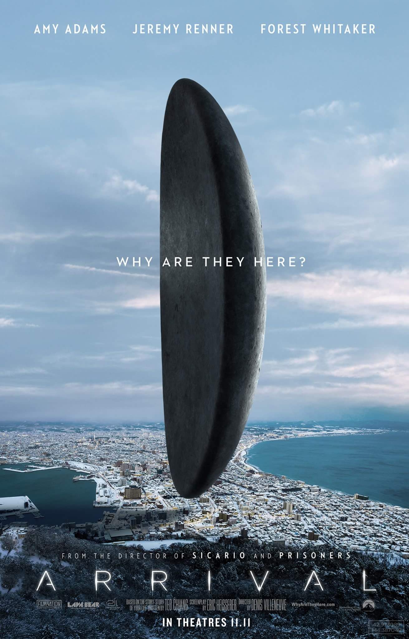 Arrival Movie poster