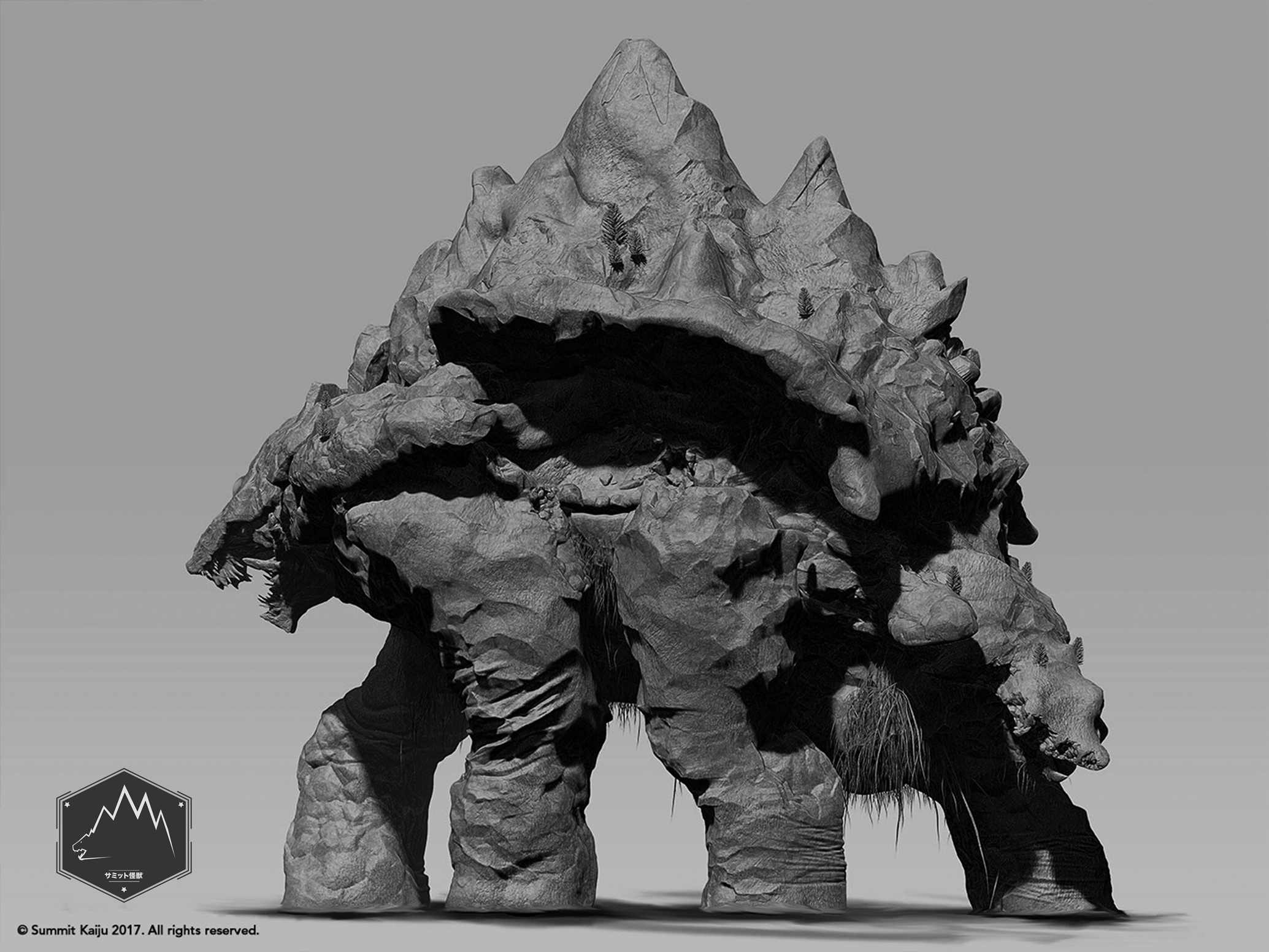 Batholith the Summit Kaiju (Mountain Kaiju) 