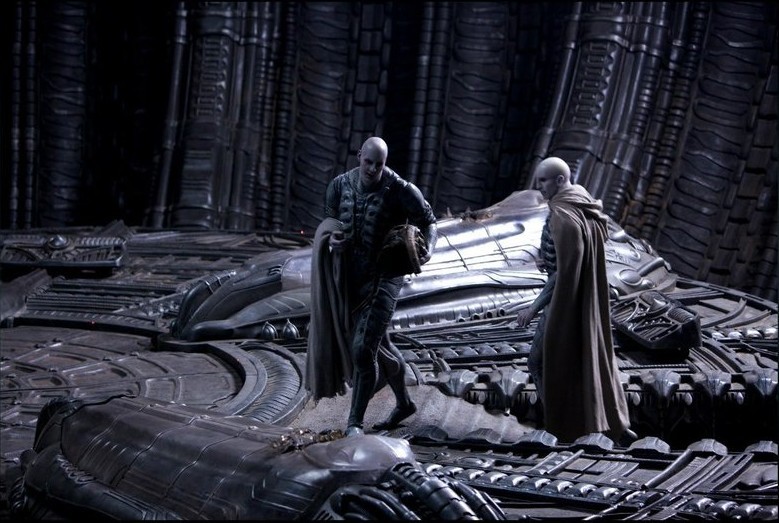 Cloaked Engineers enter the Orrey in Prometheus