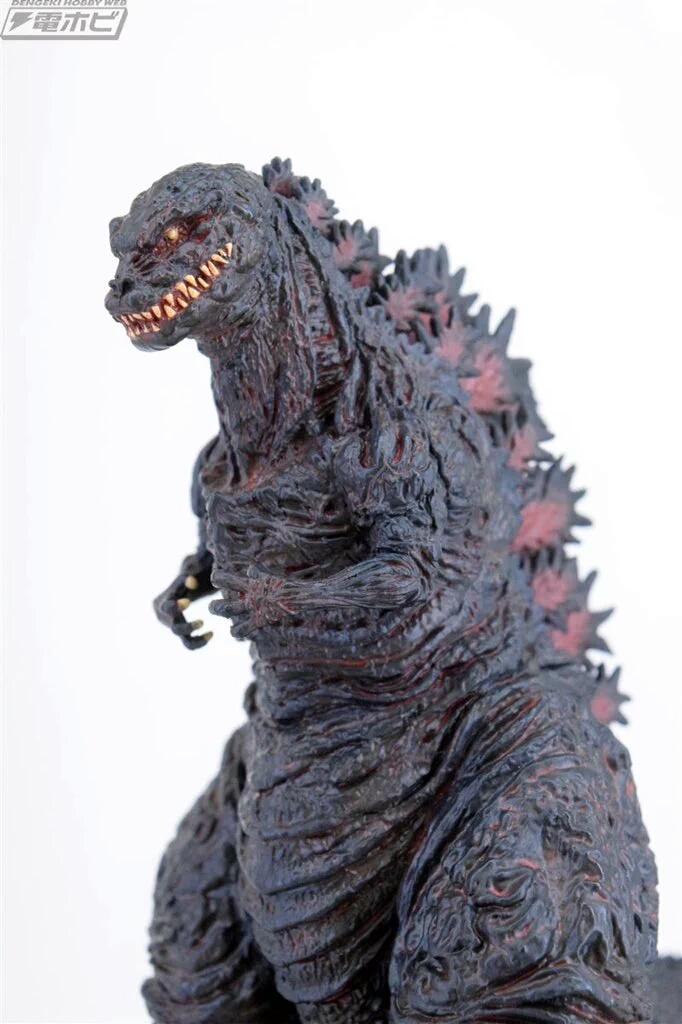 Close up of the HG Shin #Godzilla figure.
