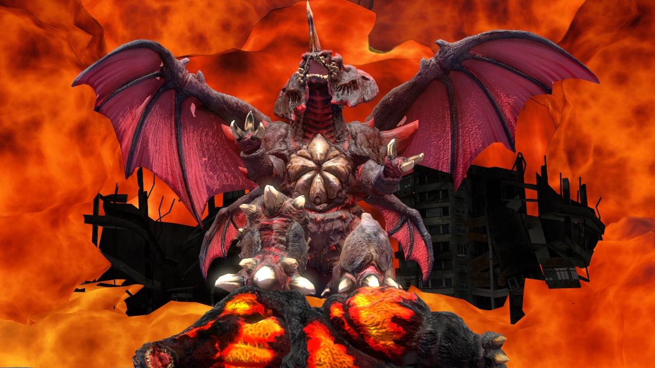 destroyah backround