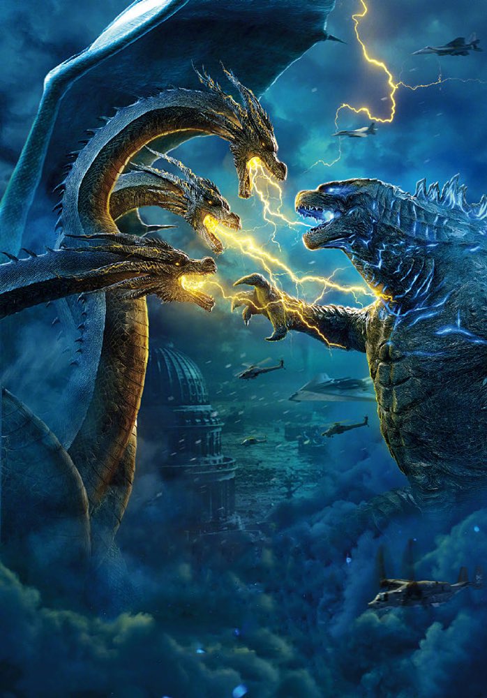Godzilla: KOTM Chinese Poster Textless