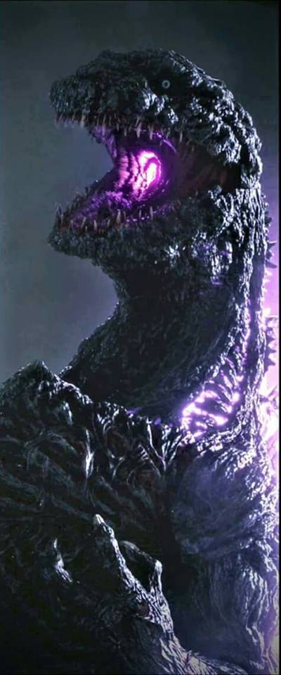 Godzilla's new purple atomic breath in Godzilla Resurgence
