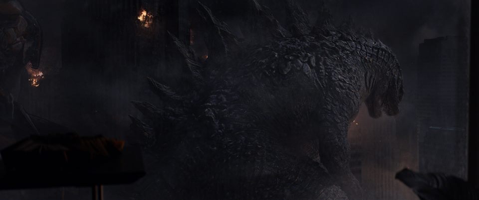 Godzilla kills male Muto