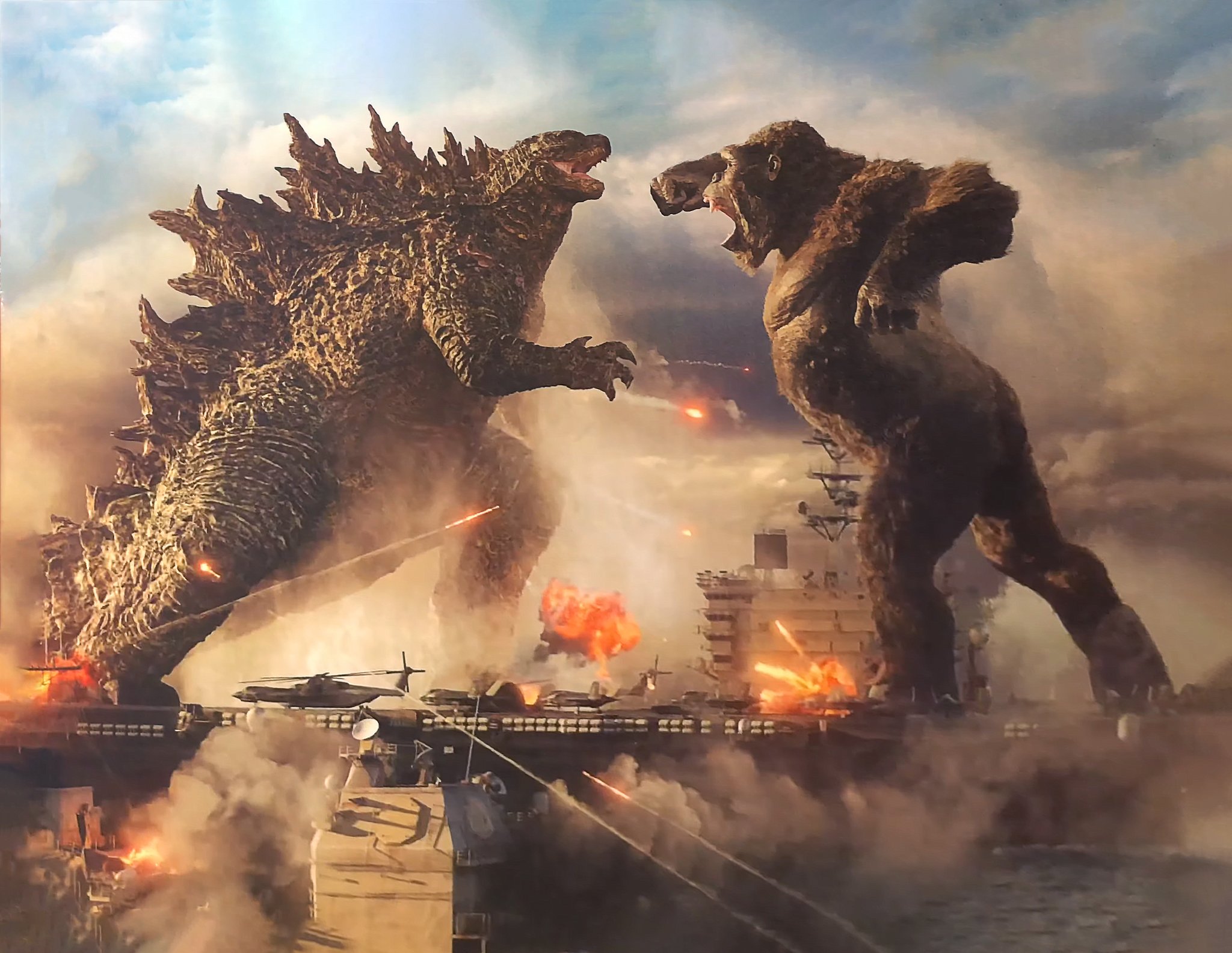 Godzilla vs. Kong movie HD banner
