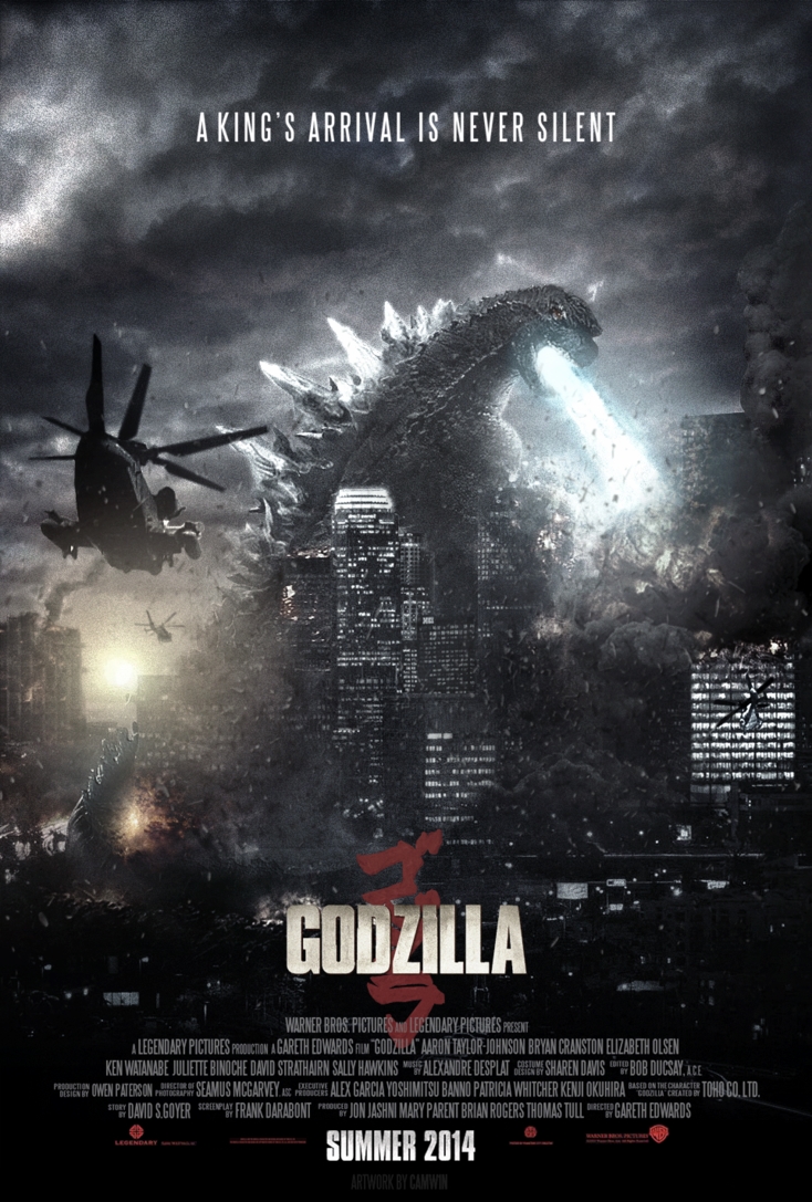 Amazing Godzilla 2014 Fan Poster