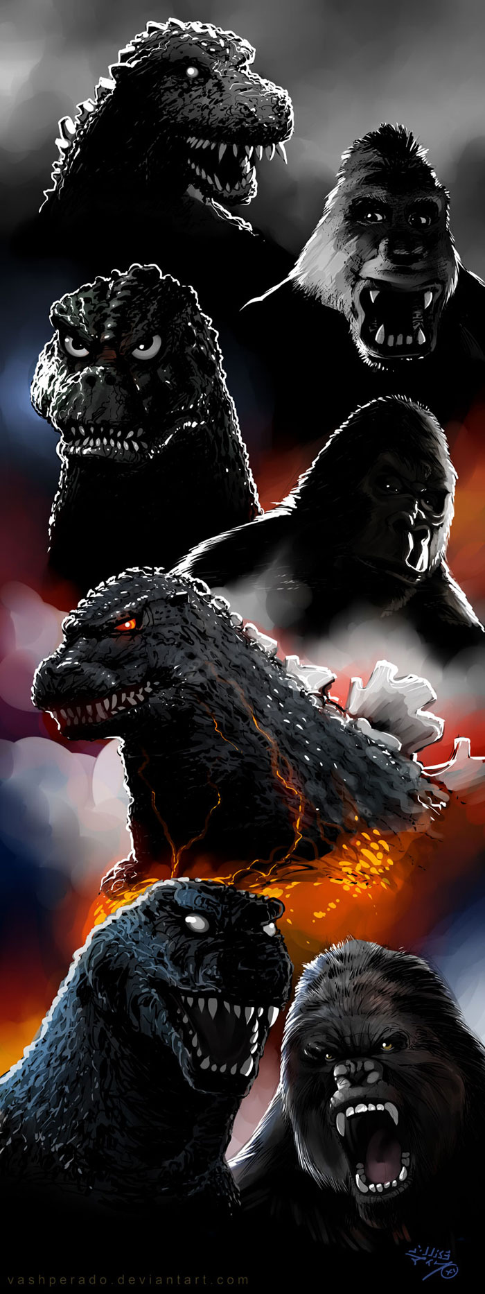 Godzilla & King Kong History