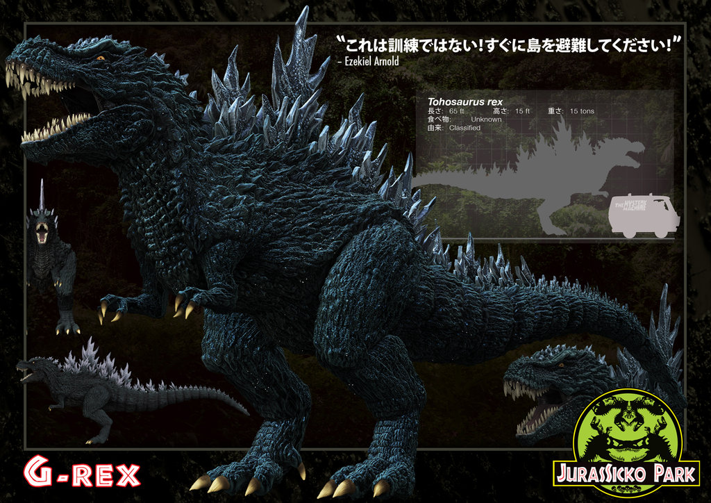 G-Rex - Godzilla Meets Jurassic Park