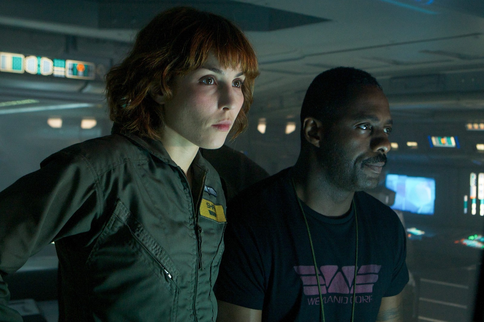 Idris Elba and Noomi Rapace on the Prometheus