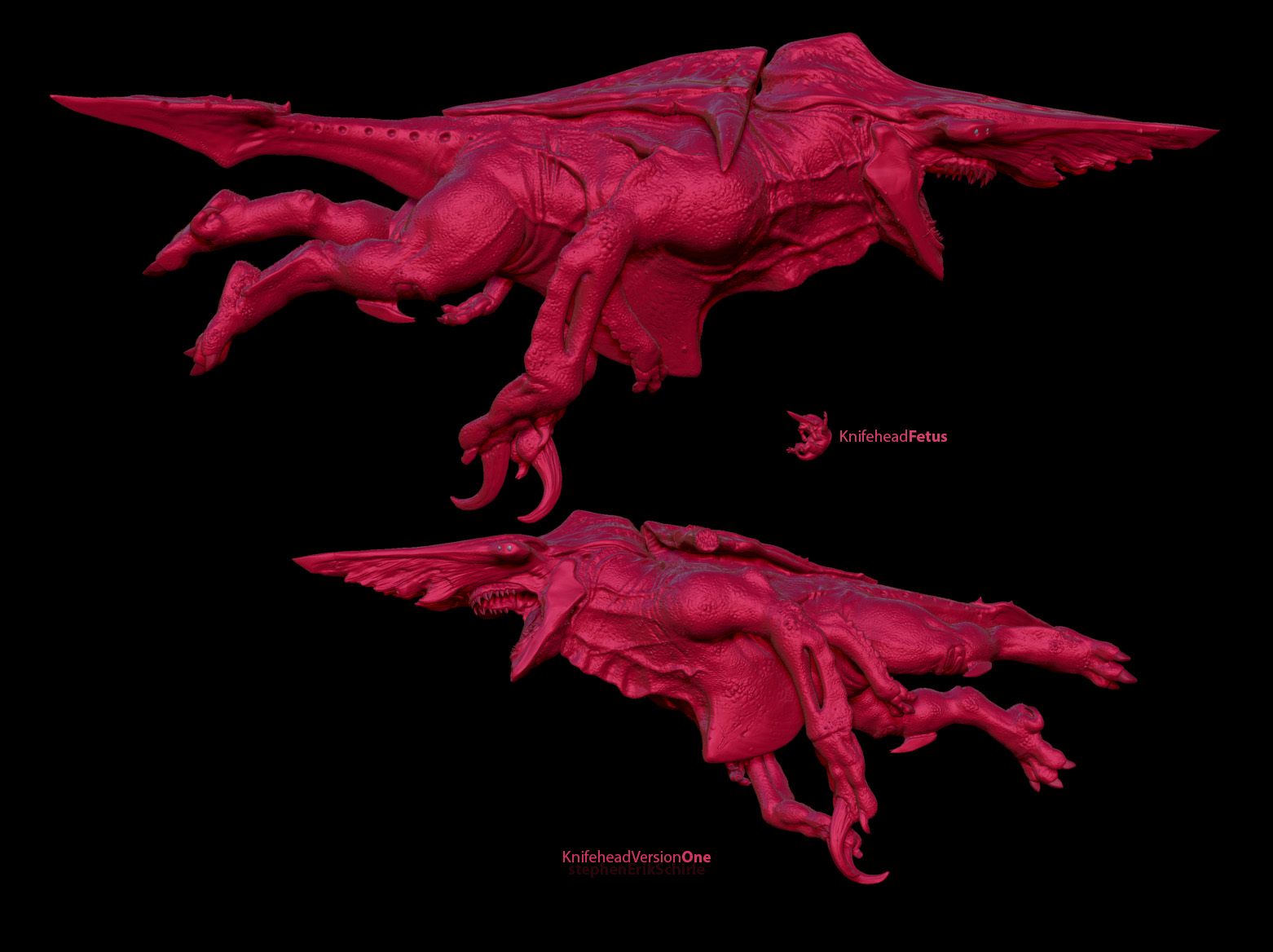 Knifehead CGI Models