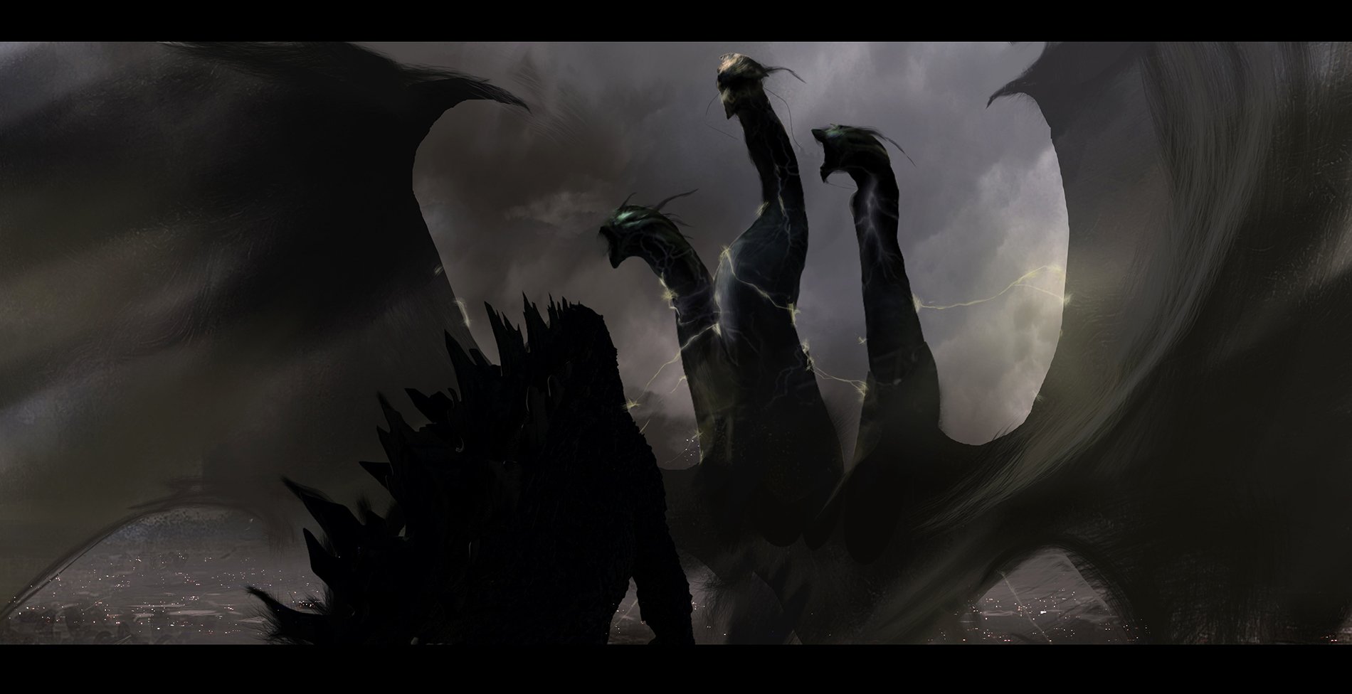 KOTM Godzilla vs Ghidorah Concept Art