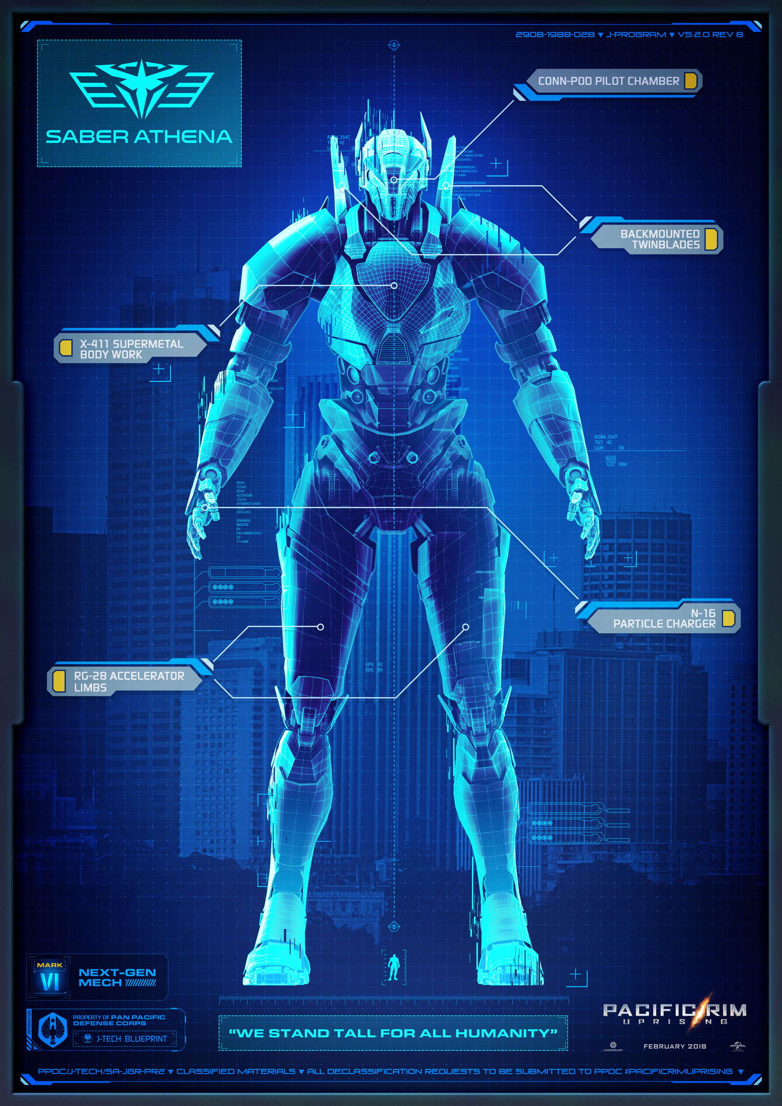 Saber Athena Jaeger Blueprint