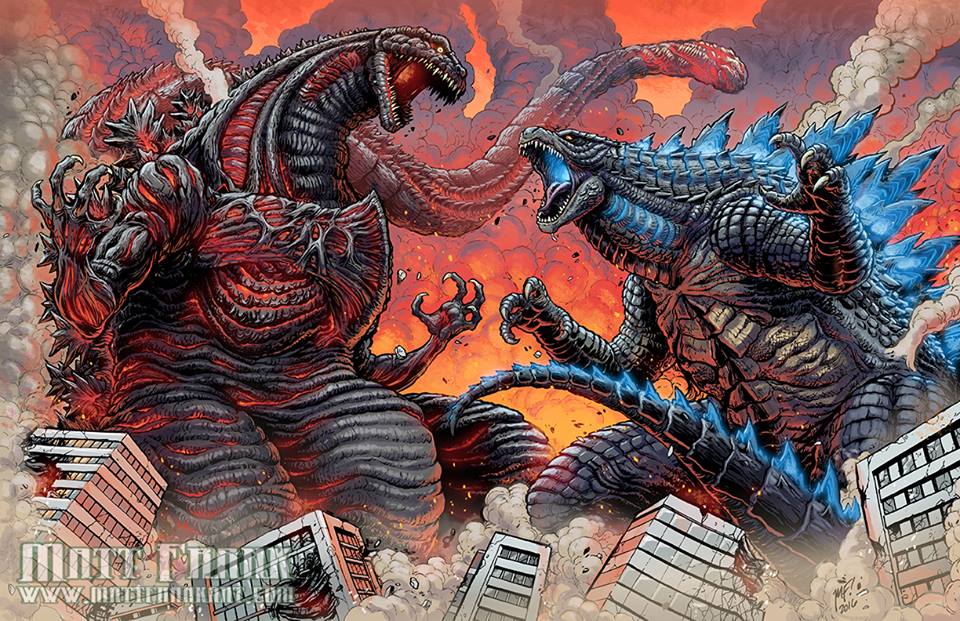 Shin-Gojira vs Godzilla 2014