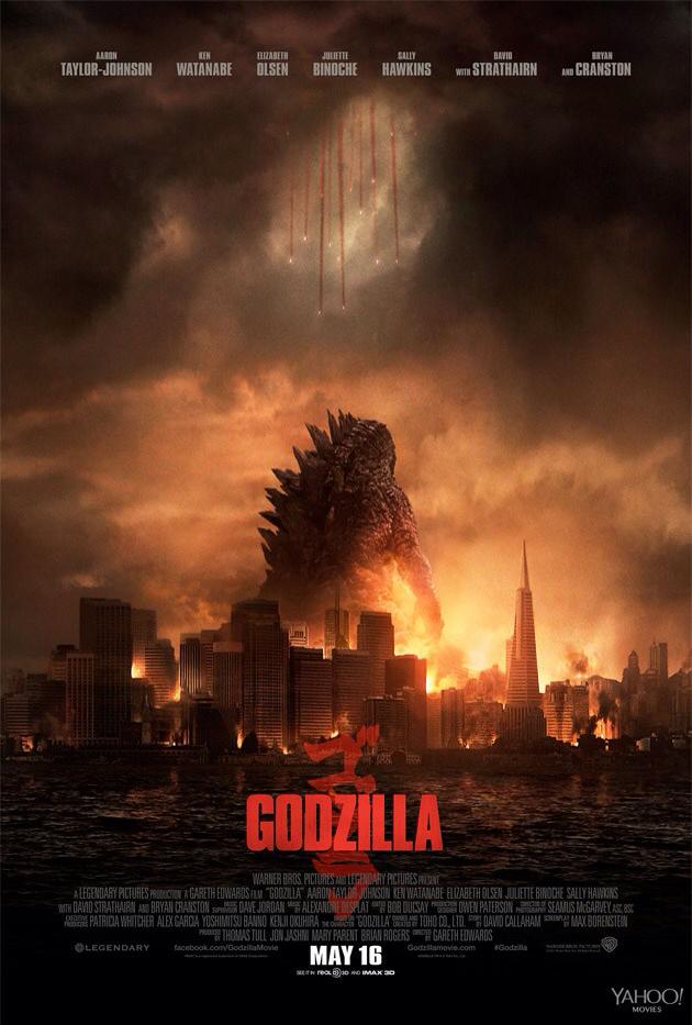 AMC Movie News Discuss the New Godzilla 2014 Poster