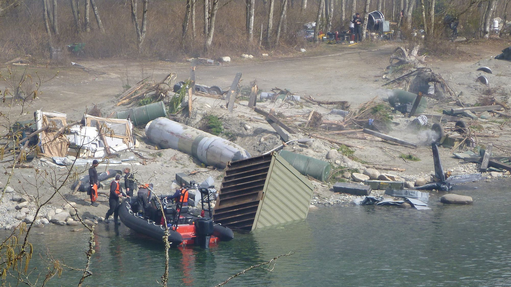 Godzilla Set Pic