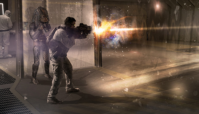 Image for the topic: New concept art shows predators working with scientists inside 