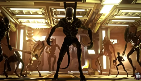 Image for the topic: Xenomorph Size Comparison clip - FilmCore