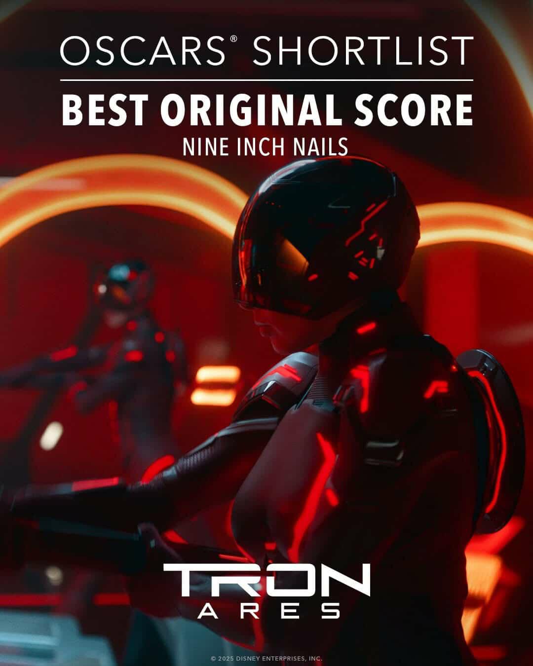 Image for Tron: Ares nominated for several Oscars including Best Visual Effects!