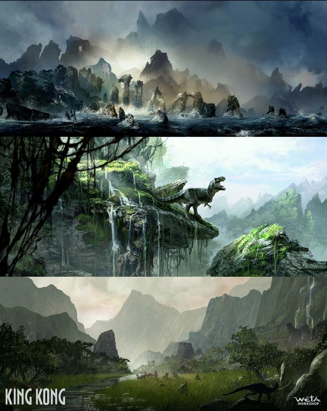 Image for Weta Workshop share King Kong concept art to commemorate film's 20th anniversary!