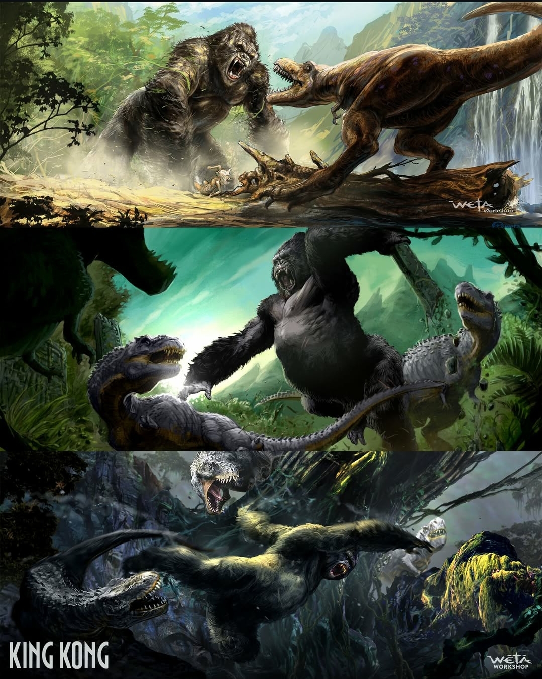 Image for Weta Workshop share King Kong concept art to commemorate film's 20th anniversary!
